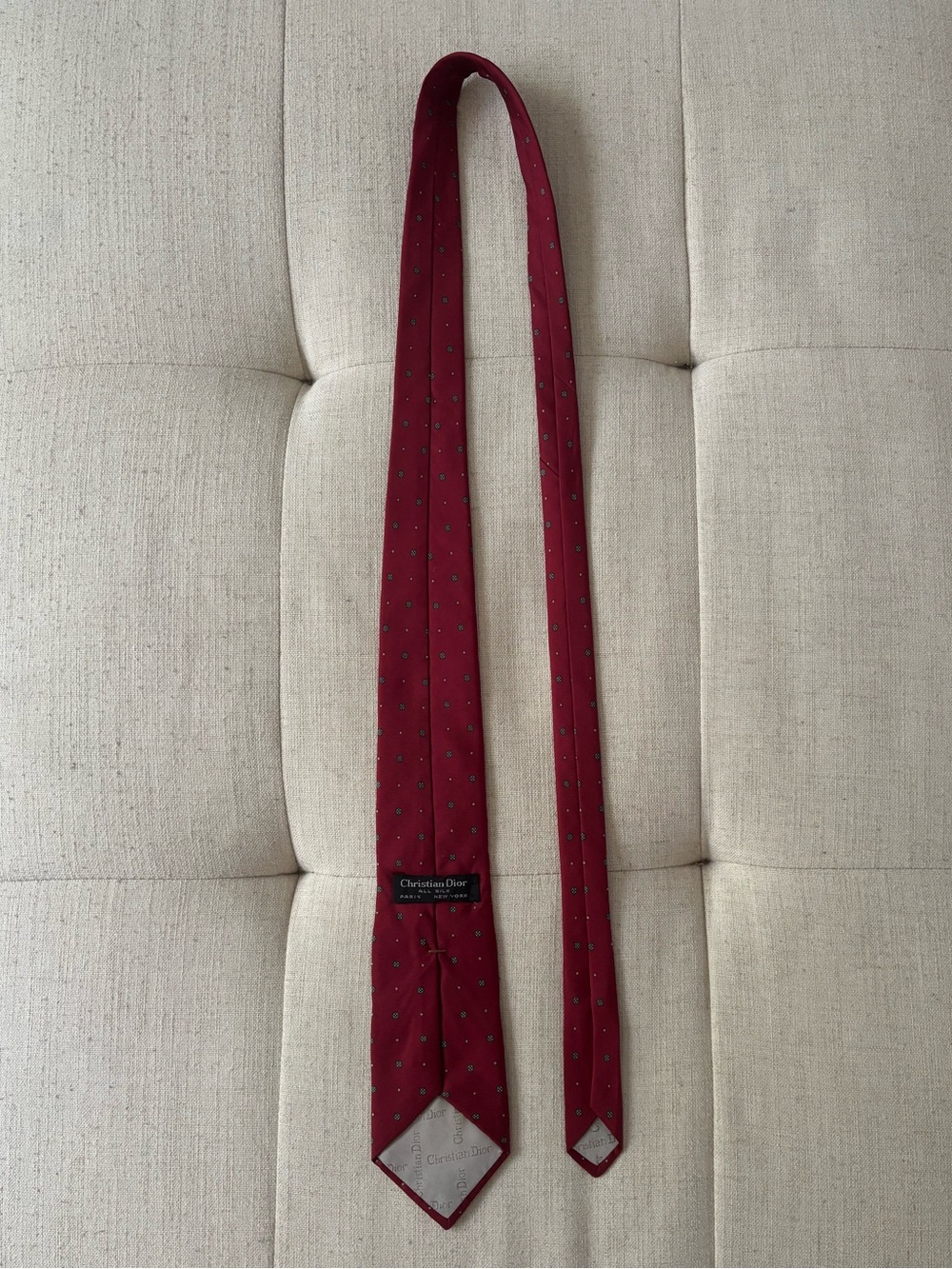 Vintage Christian Dior Silk Tie - Picture 4 of 6